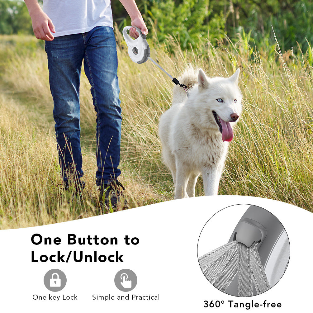 Retractable Reflective Dog Walking Tractor For Pet Products