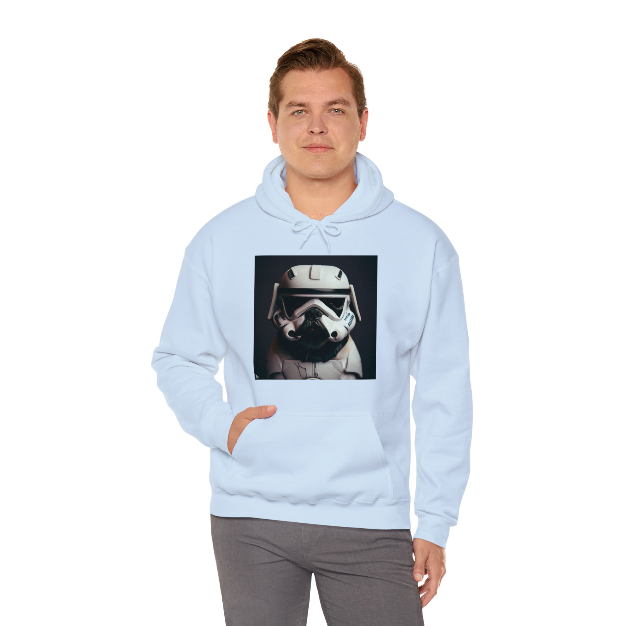 Unisex Heavy Blend™ Hooded Sweatshirt Spugtacular Storm Trooper