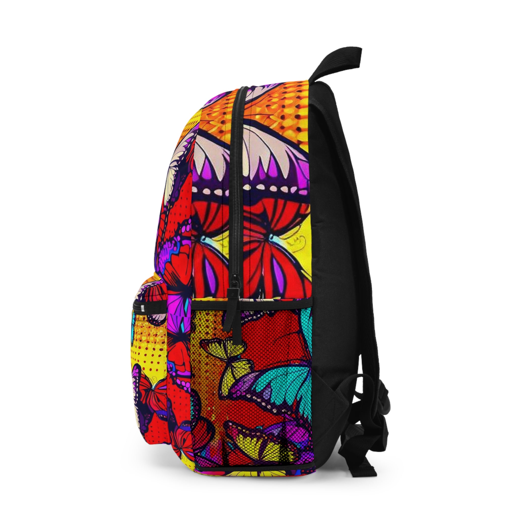 Backpack Butterflies in Pop Art