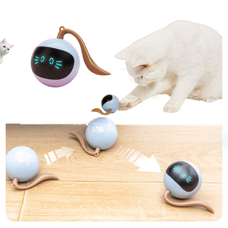 Pet Smart Interactive Colorful LED Rotating Ball