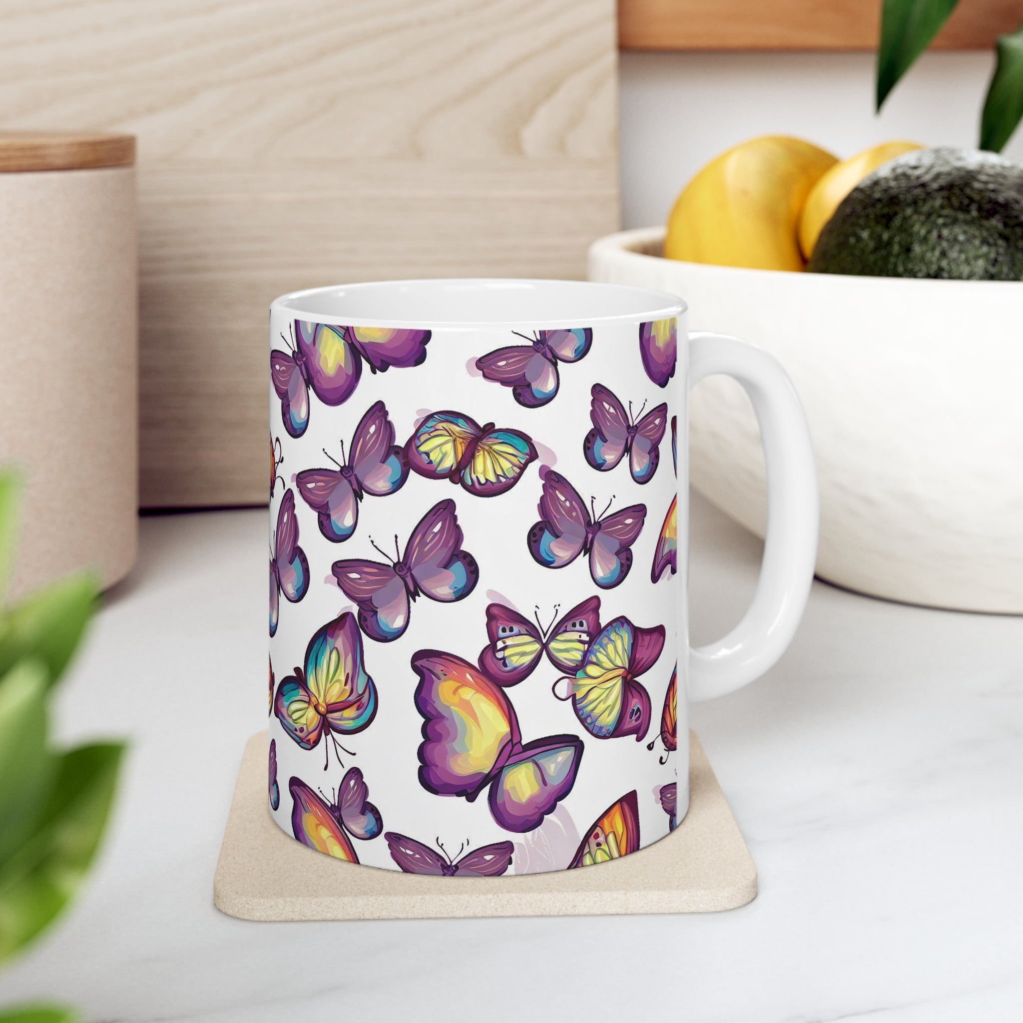 Ceramic Mug 11oz Butterflies