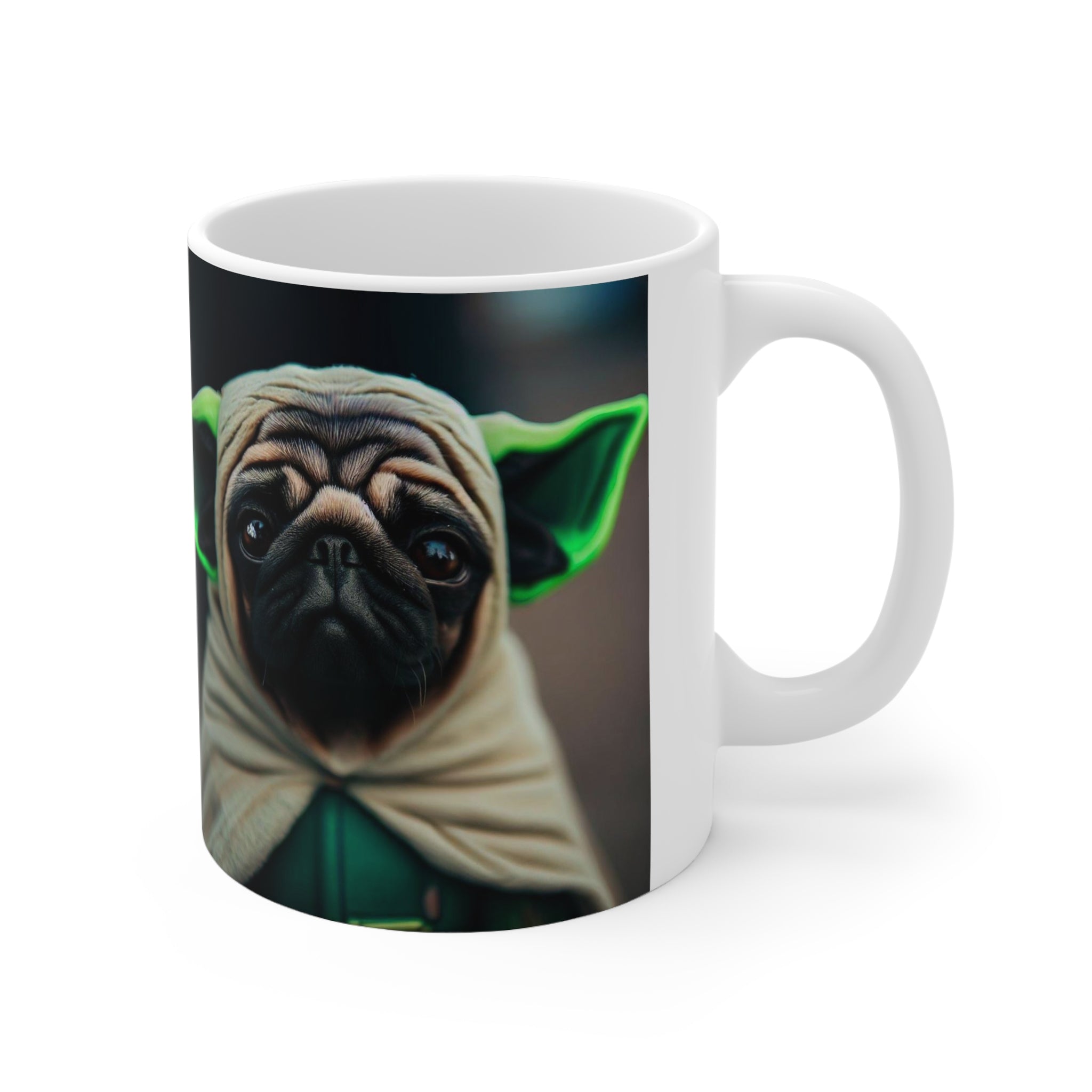 Ceramic Mug 11oz Pug Baby Yoda