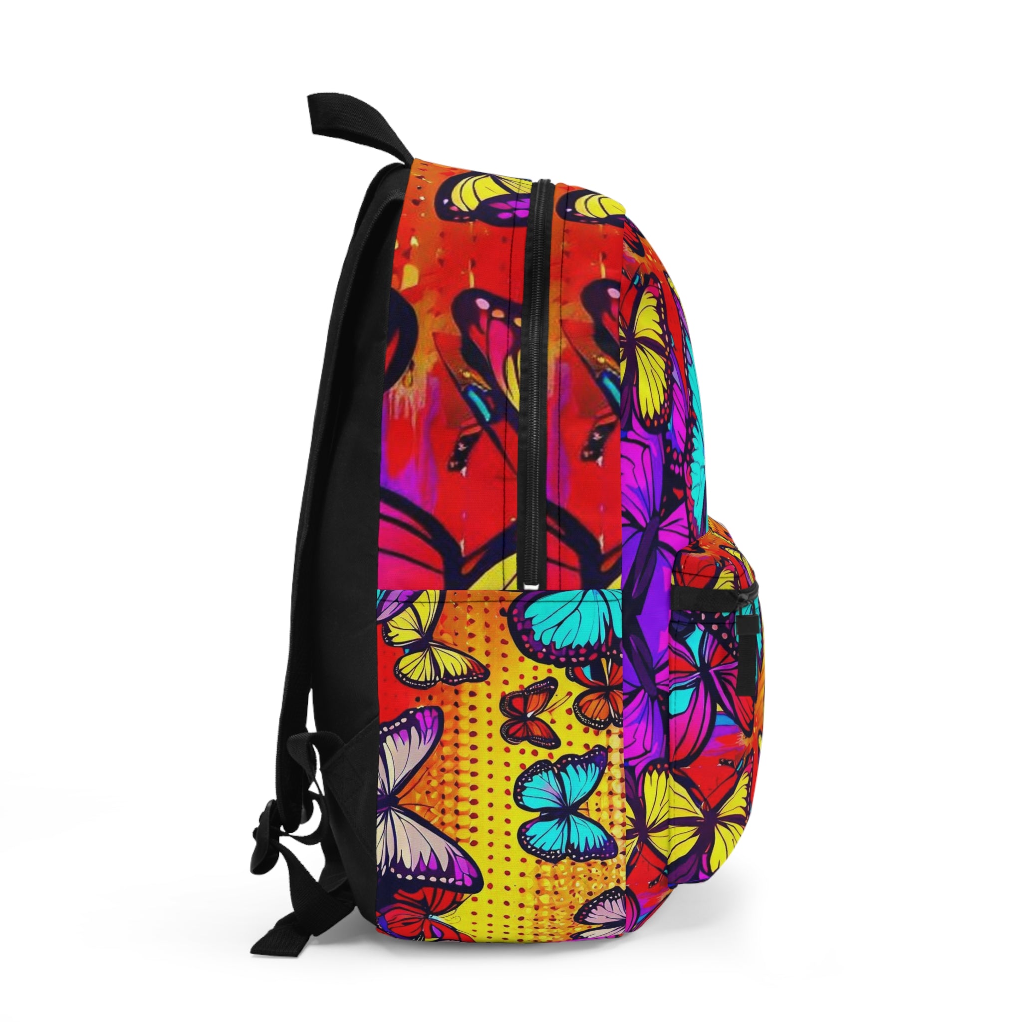 Backpack Butterflies in Pop Art