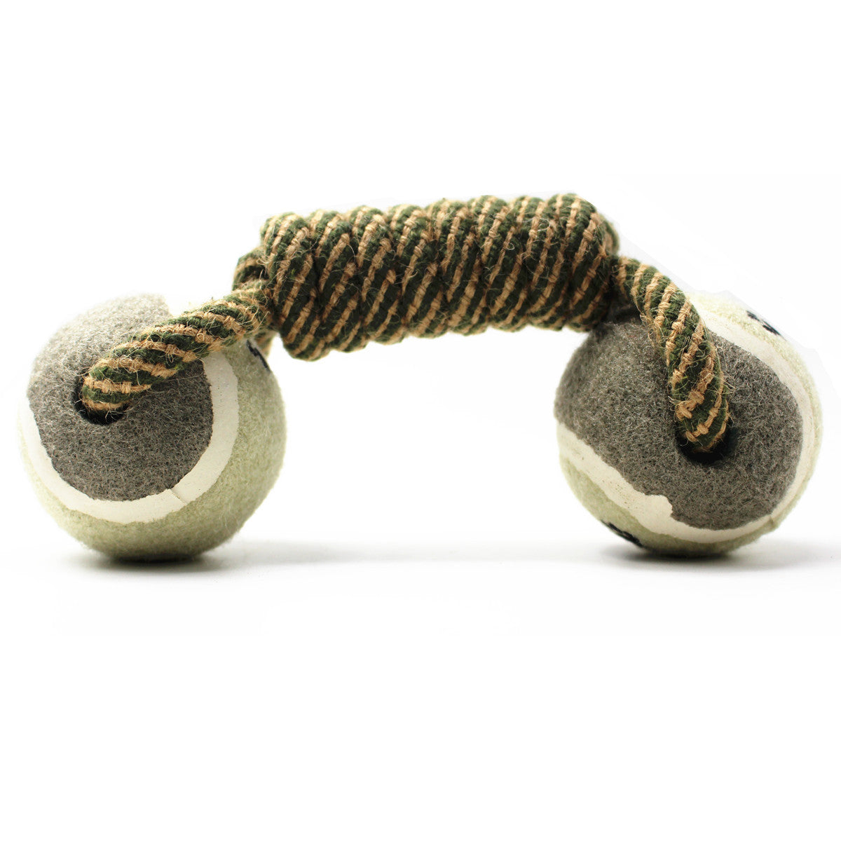 Pet Dumbbell Rope Tennis Ball Chew Toys Teeth Cleaning