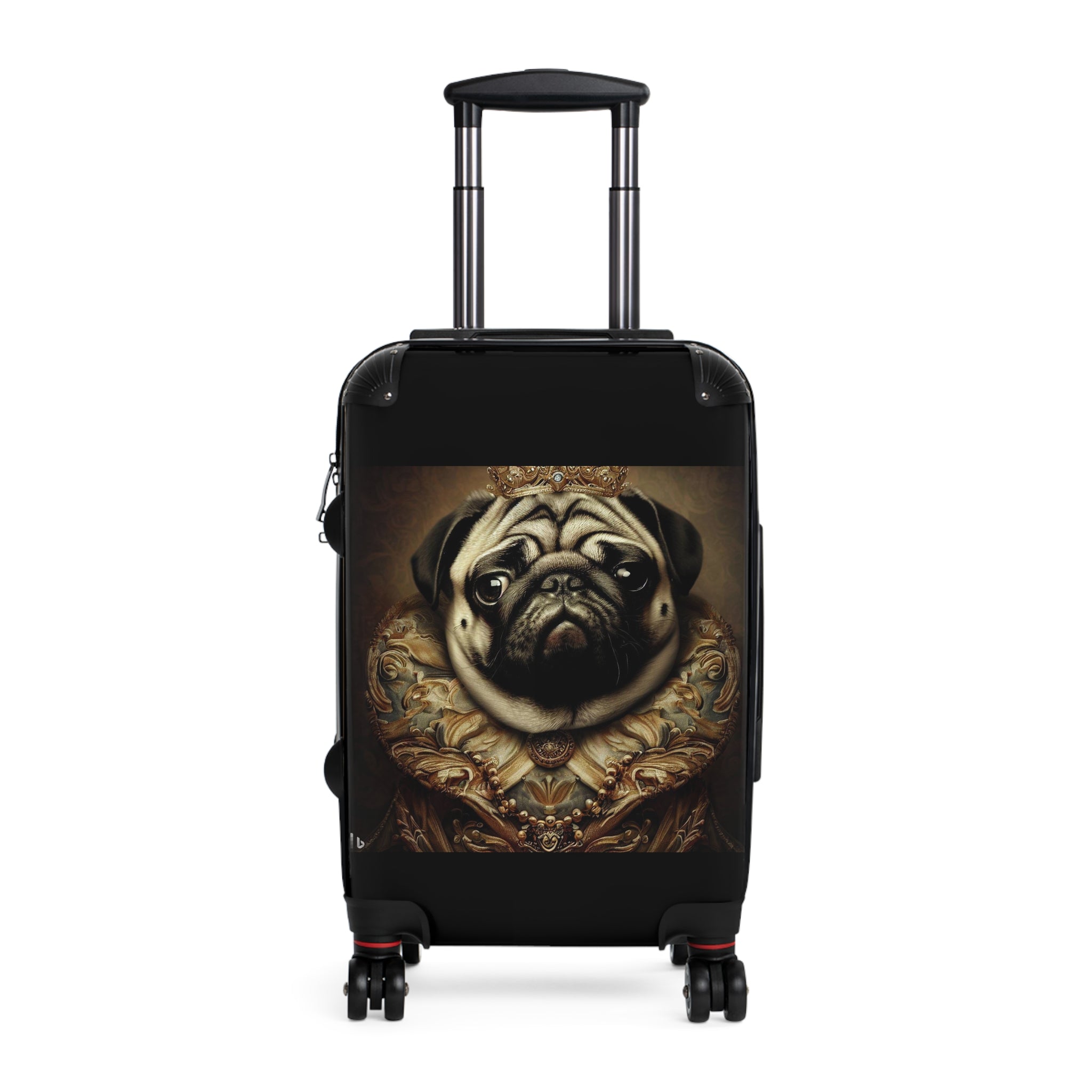 Suitcase Collection Pug Baroque Style 