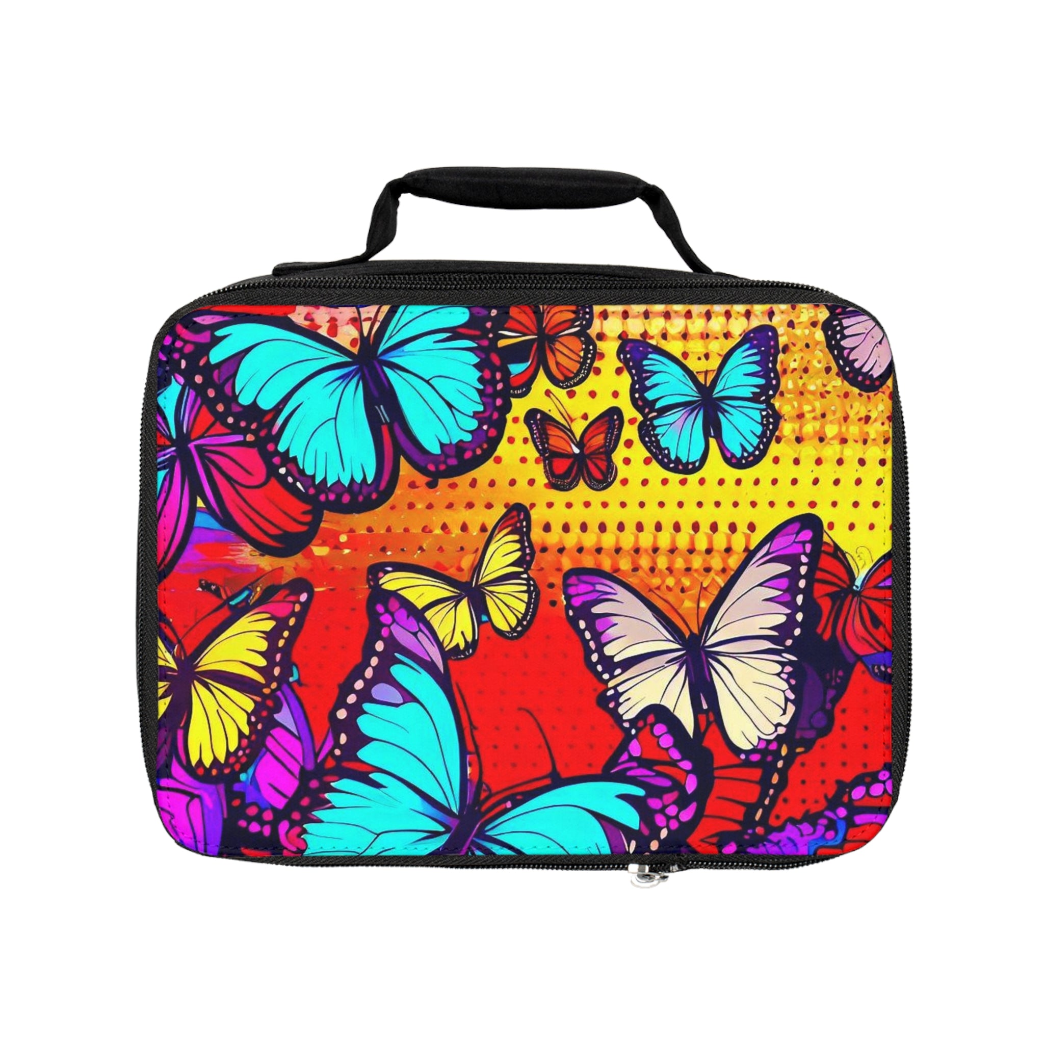 Lunch Bag Butterflies in Pop Art