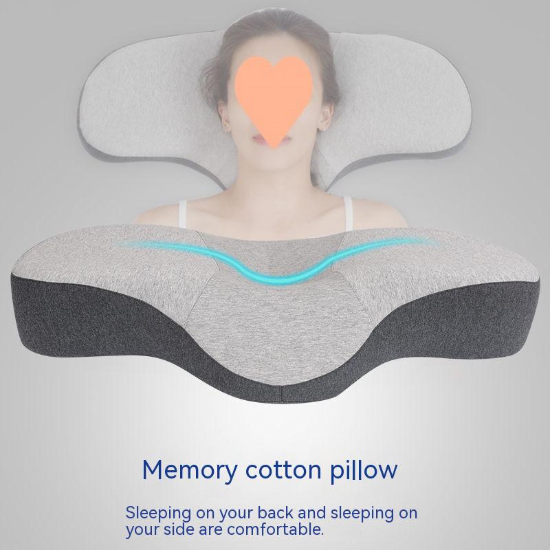 Space Memory Cotton Filling Low Thin Pillow