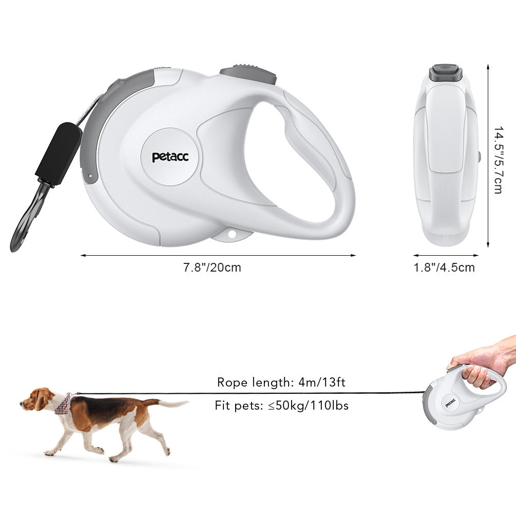 Retractable Reflective Dog Walking Tractor For Pet Products