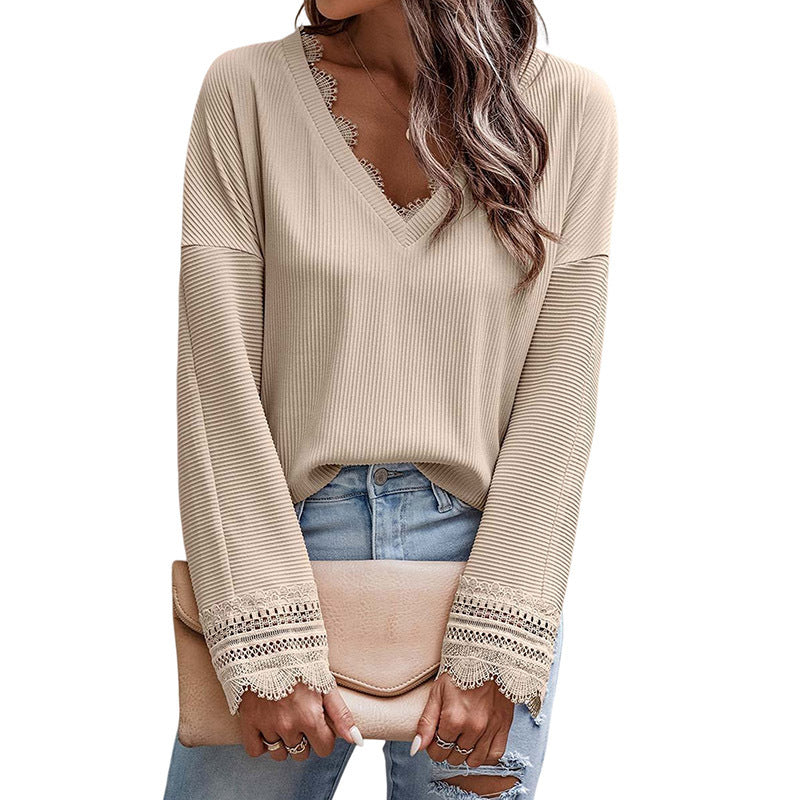 Simple All-match Solid Color Sweater
