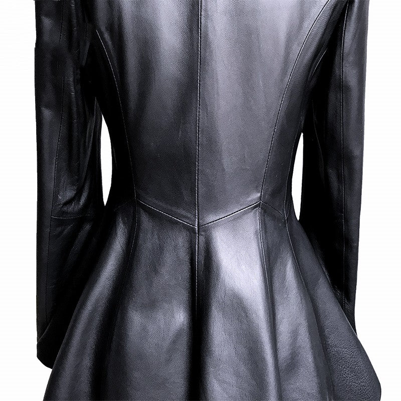 Short Coat Women's Leather Jacket